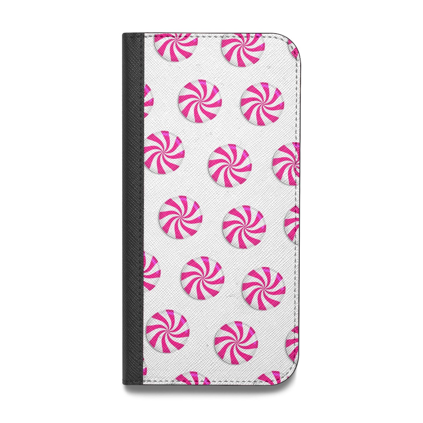 Christmas Candy Vegan Leather Flip Samsung Case