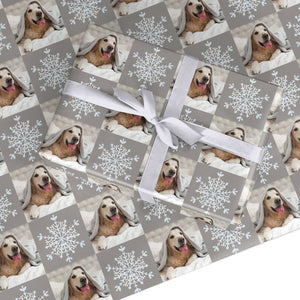 Christmas Dog Photo Wrapping Paper