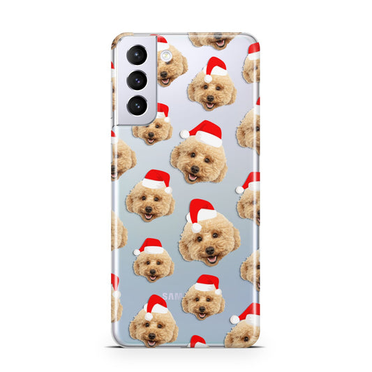 Christmas Dog Samsung S21 Plus Phone Case