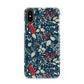 Christmas Floral Apple iPhone XS 3D Snap Case