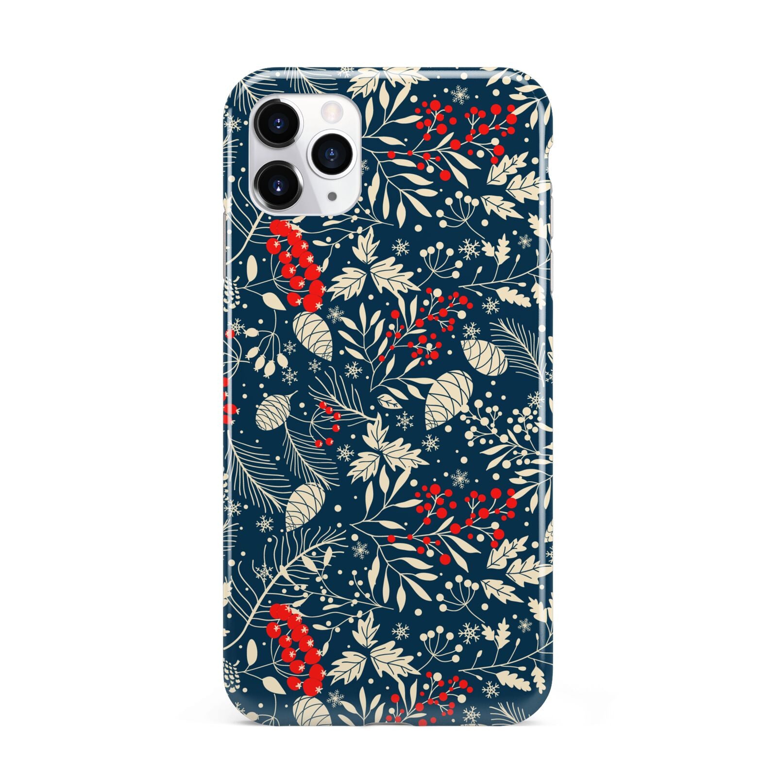 Christmas Floral iPhone 11 Pro Max 3D Tough Case