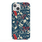 Christmas Floral iPhone 13 Full Wrap 3D Snap Case