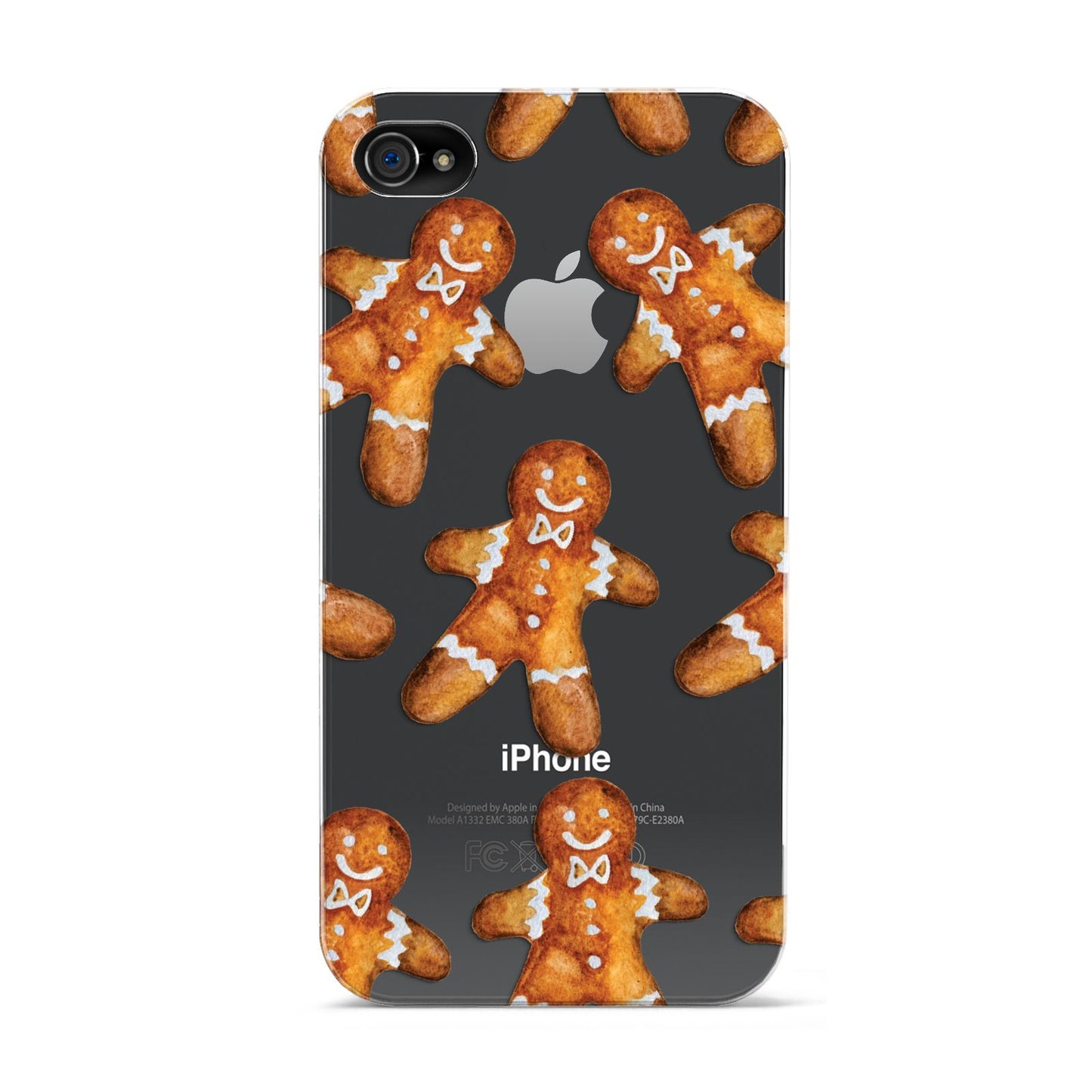 Christmas Gingerbread Man Apple iPhone 4s Case