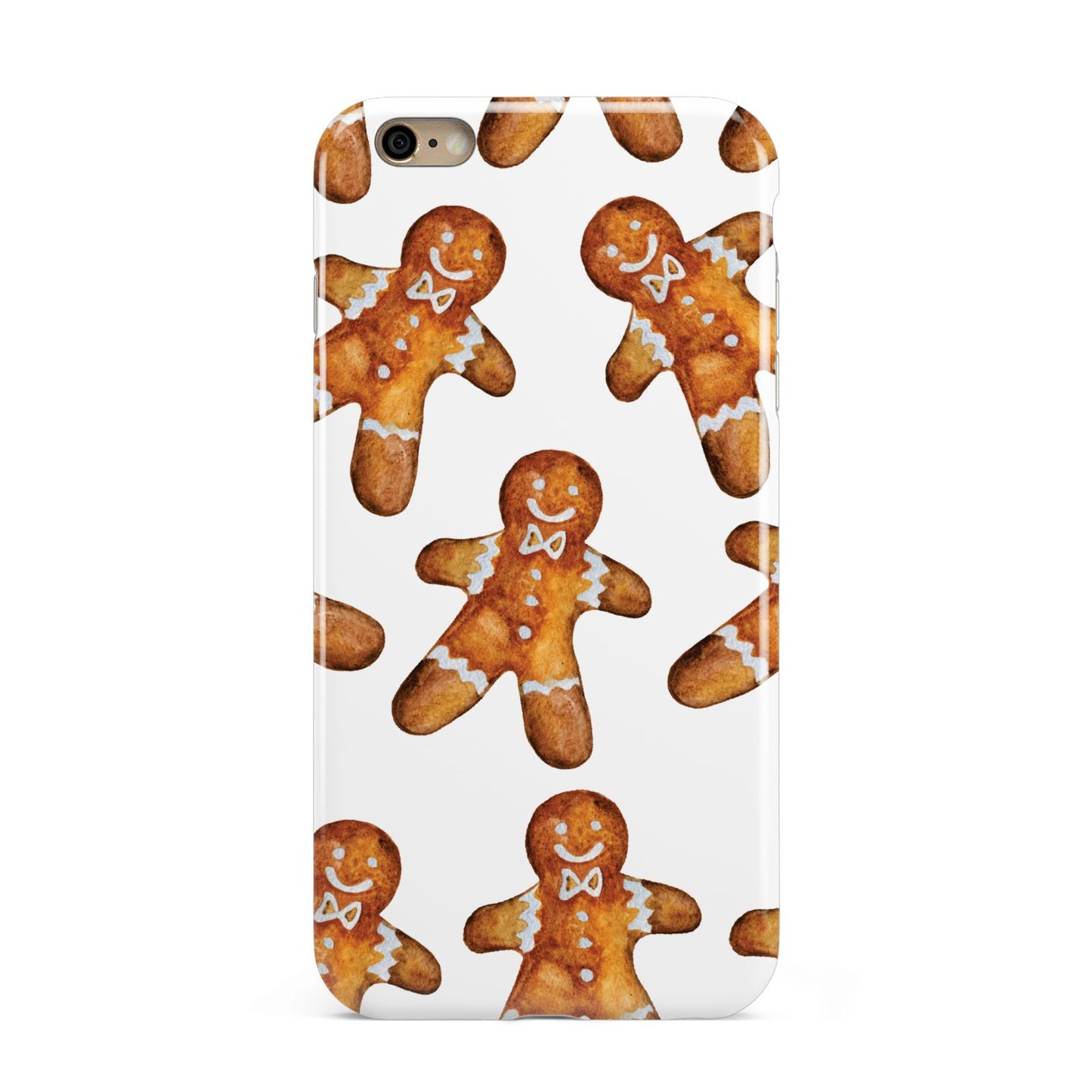 Christmas Gingerbread Man Apple iPhone 6 Plus 3D Tough Case