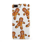 Christmas Gingerbread Man iPhone 8 Plus 3D Snap Case on Gold Phone