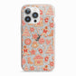 Christmas Gingerbread iPhone 13 Pro TPU Impact Case with Pink Edges