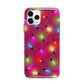 Christmas Lights Apple iPhone 11 Pro in Silver with Bumper Case