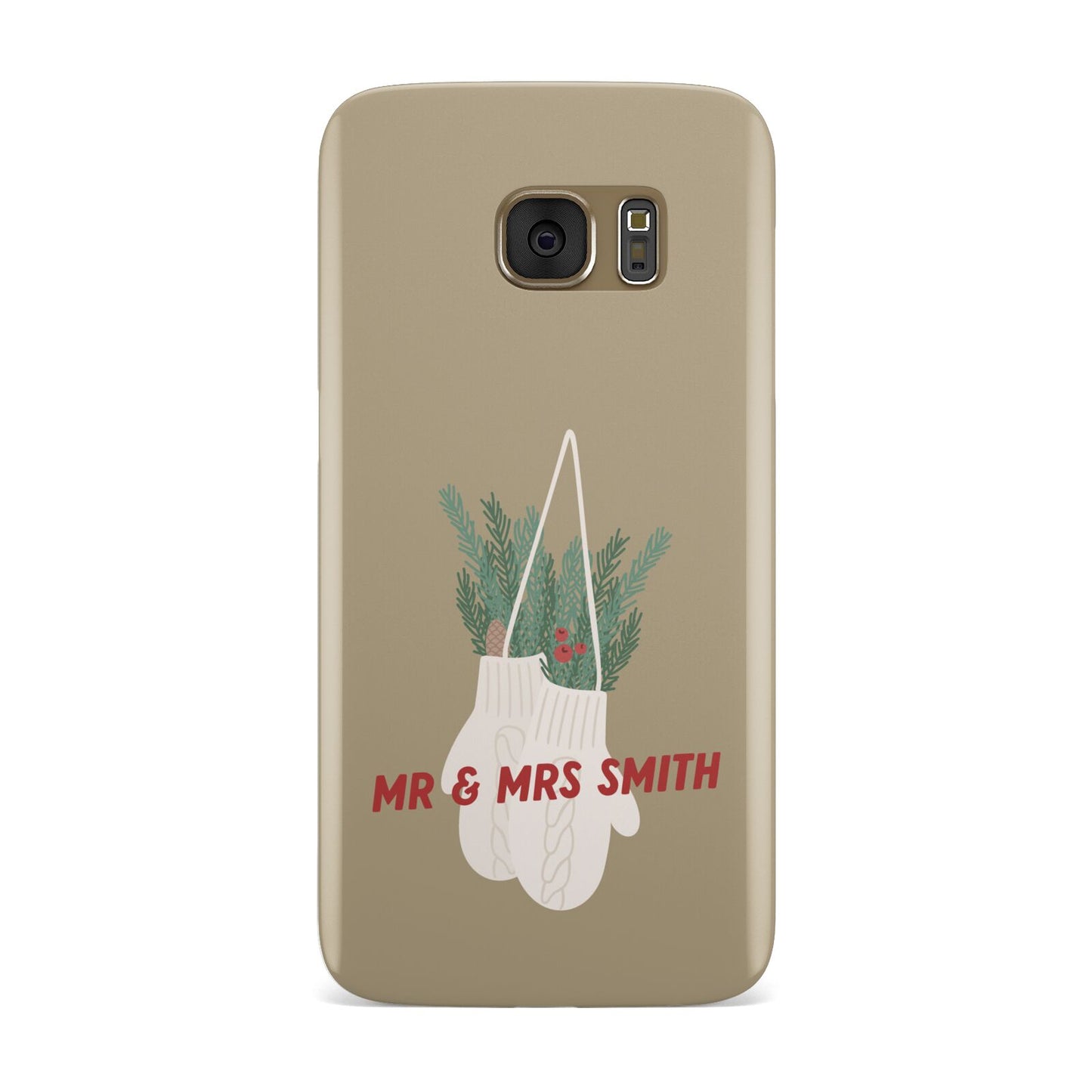 Christmas Mittens Pattern Samsung Galaxy Case