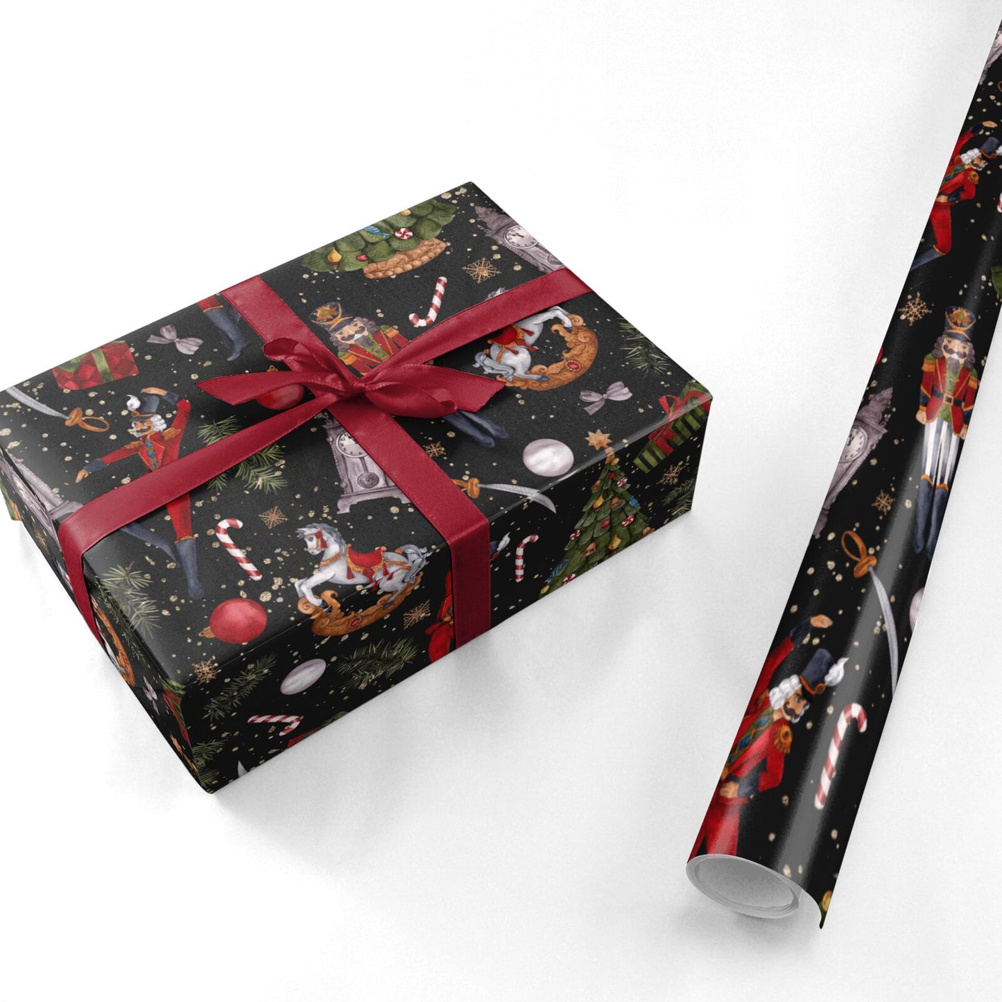 Christmas Nutcracker Personalised Wrapping Paper