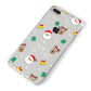 Christmas Pattern iPhone 8 Plus Bumper Case on Silver iPhone Alternative Image