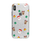 Christmas Pattern iPhone X Bumper Case on Silver iPhone Alternative Image 1