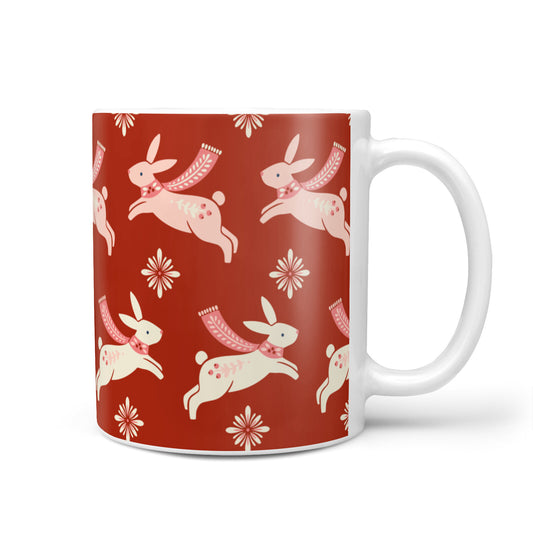 Christmas Rabbit 10oz Mug