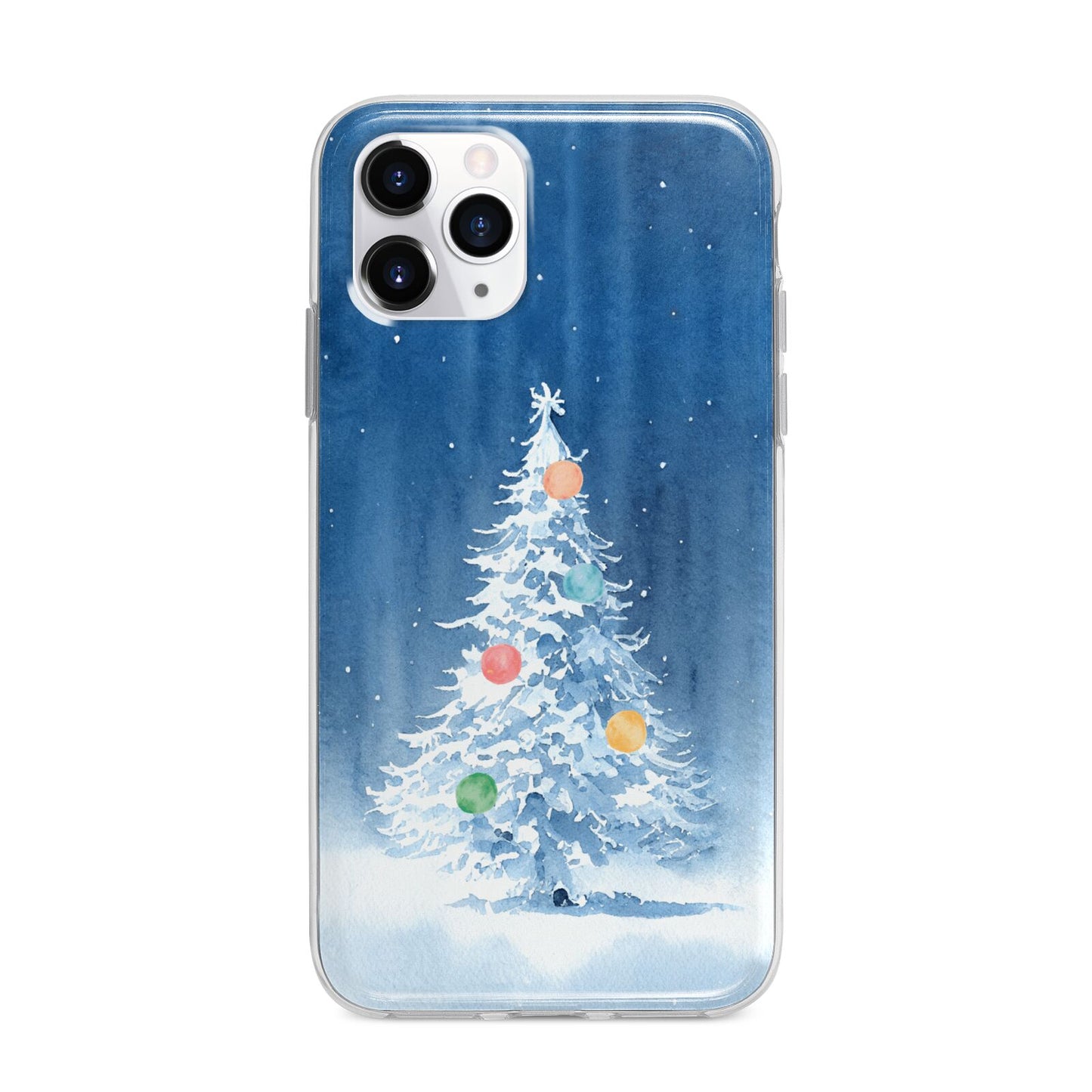 Christmas Tree Apple iPhone 11 Pro Max in Silver with Bumper Case
