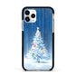 Christmas Tree Apple iPhone 11 Pro in Silver with Black Impact Case