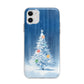 Christmas Tree Apple iPhone 11 in White with Bumper Case