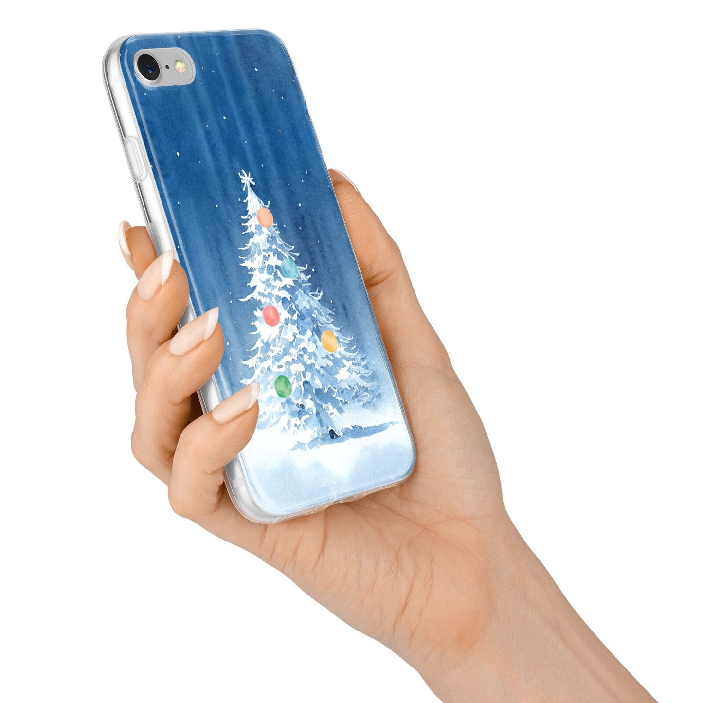 Christmas Tree iPhone 7 Bumper Case on Silver iPhone Alternative Image