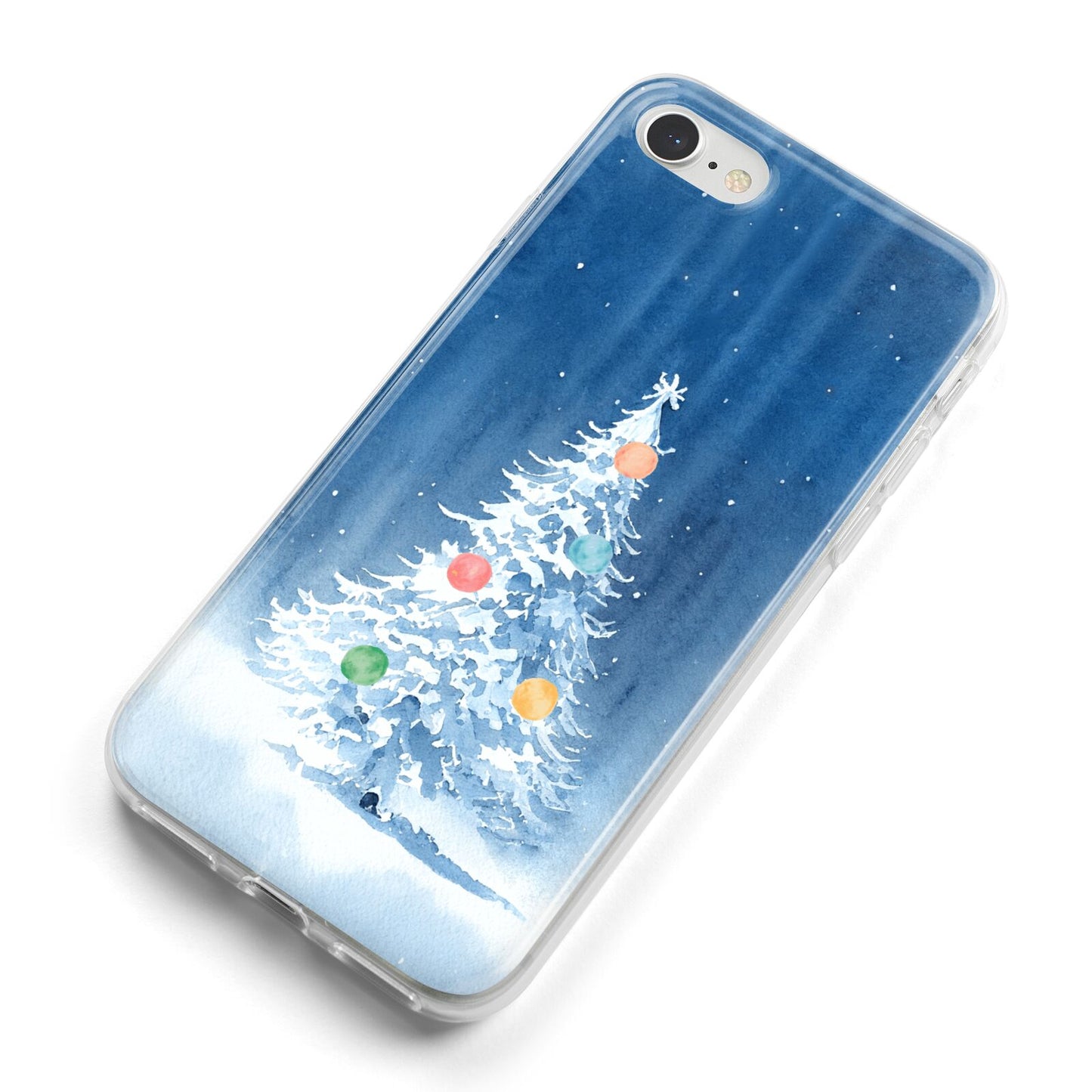 Christmas Tree iPhone 8 Bumper Case on Silver iPhone Alternative Image