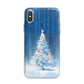 Christmas Tree iPhone X Bumper Case on Silver iPhone Alternative Image 1