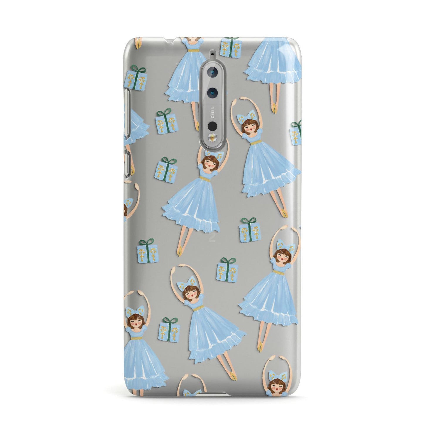 Christmas ballerina present Nokia Case