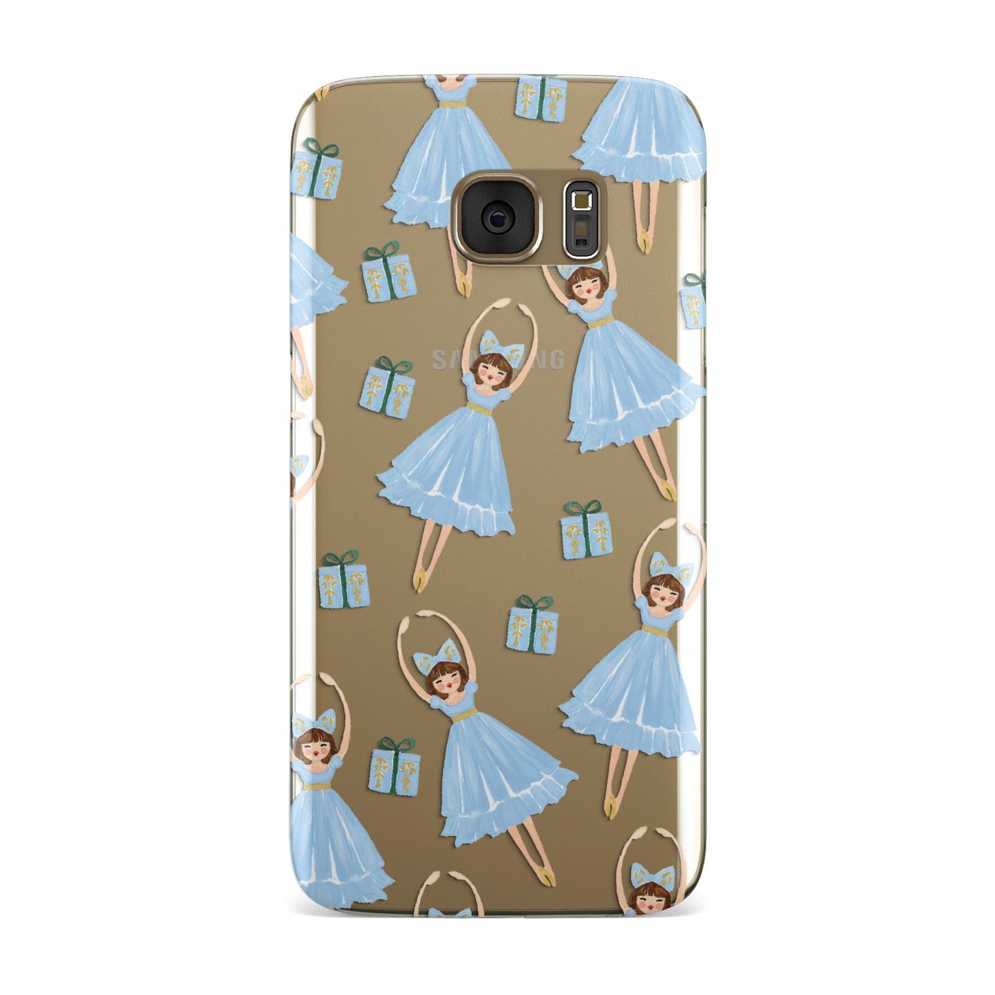 Christmas ballerina present Samsung Galaxy Case