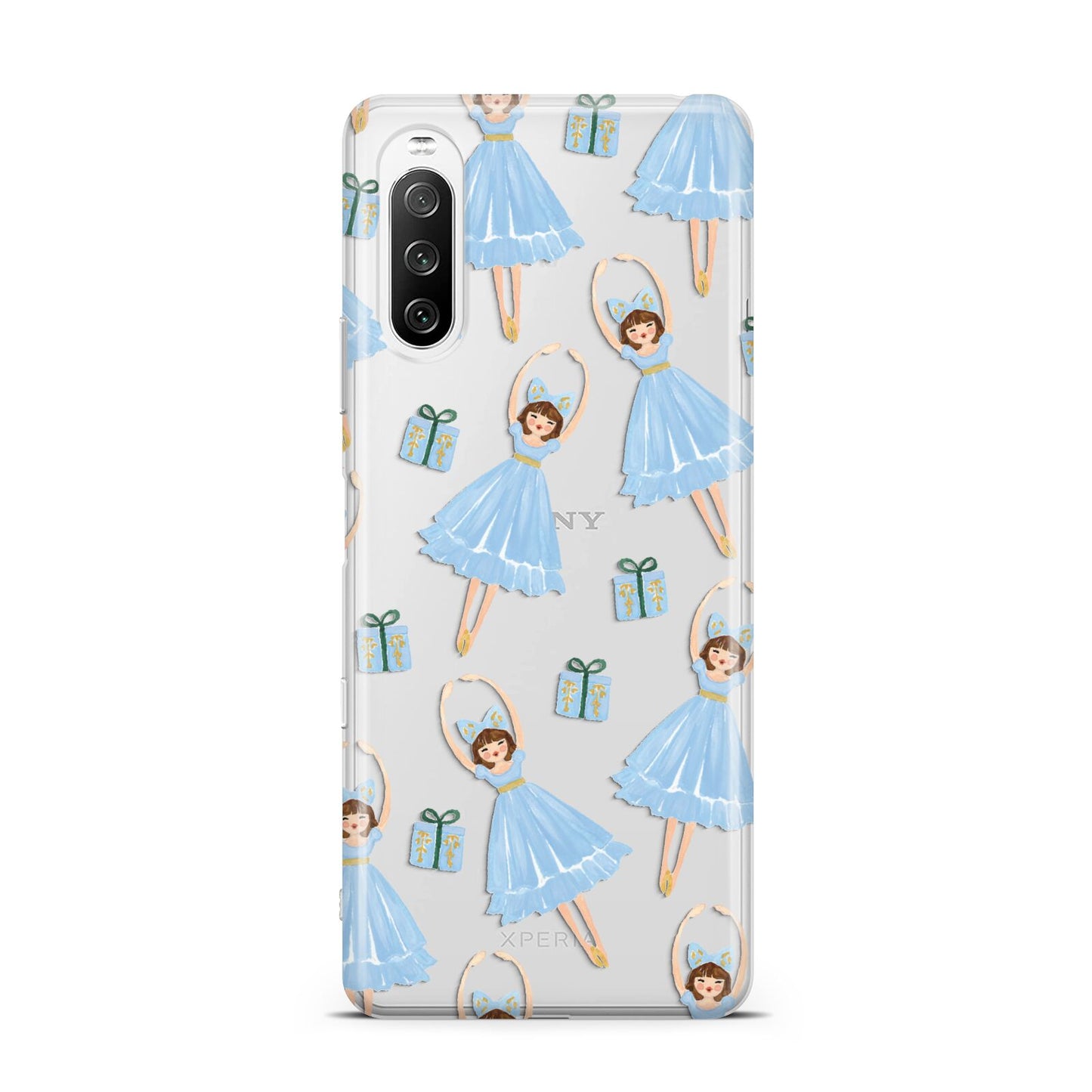 Christmas ballerina present Sony Xperia 10 III Case