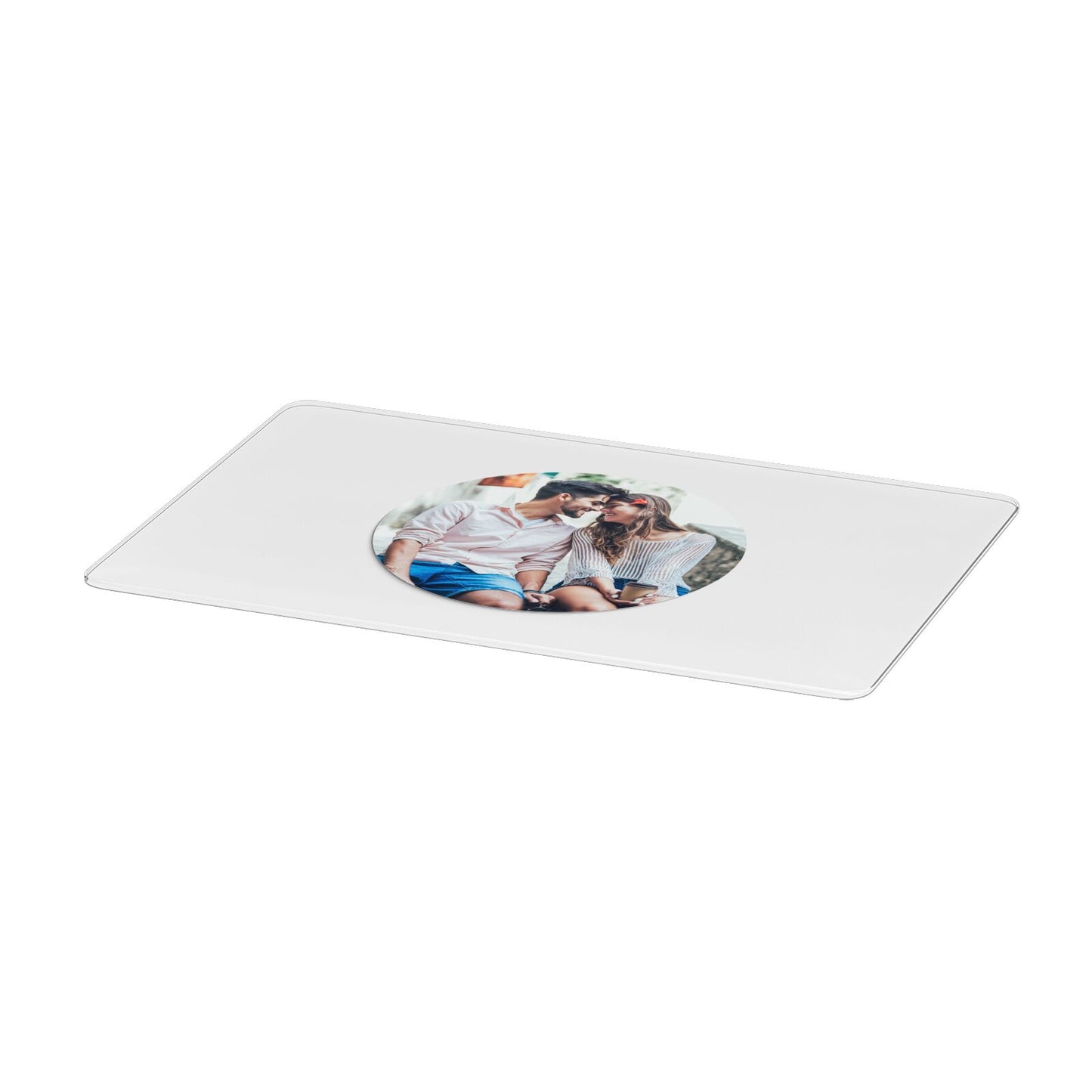 Circle Photo Upload Apple MacBook Case Only