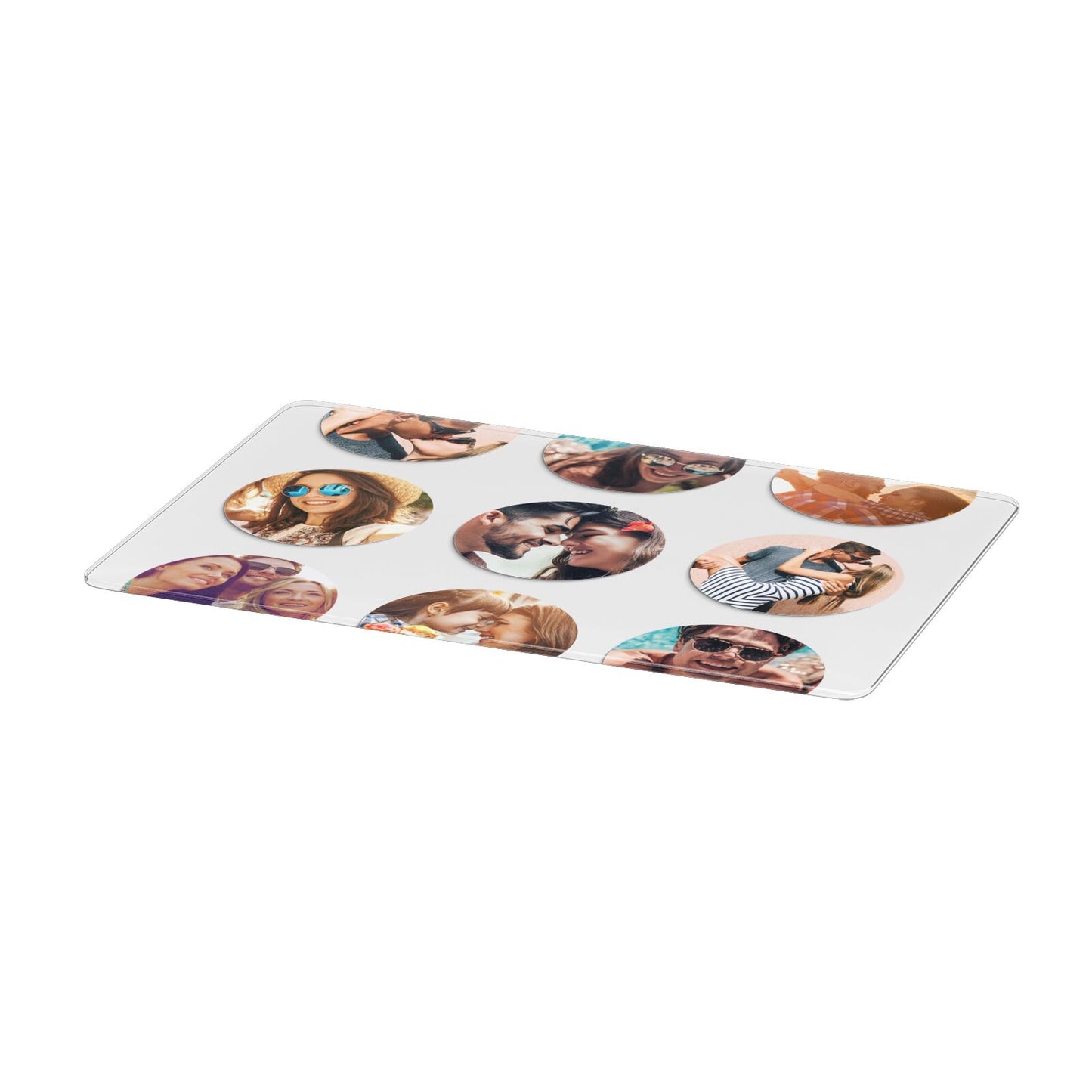 Circular Photo Montage Upload Apple MacBook Case Only