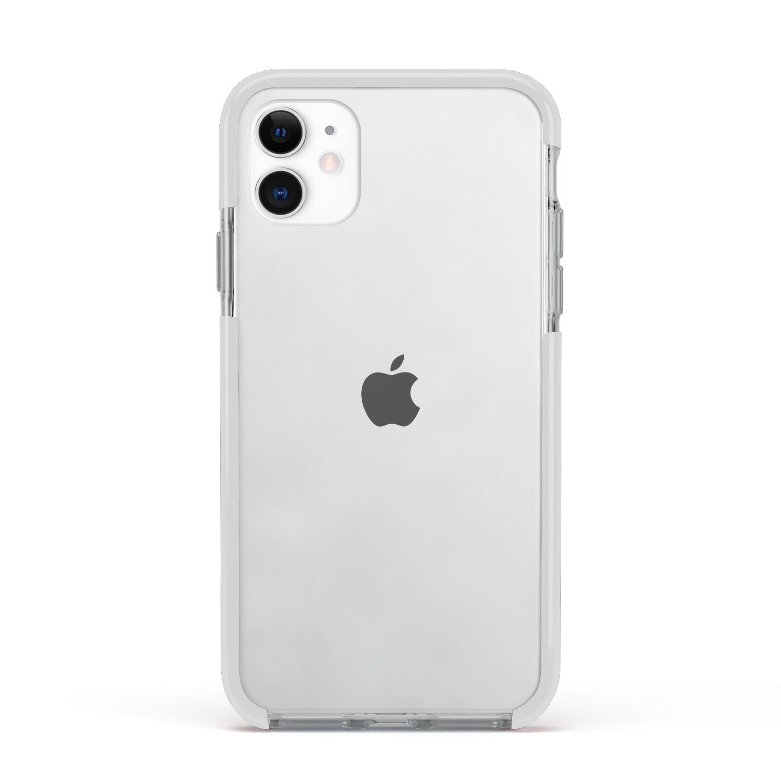 Clear Apple iPhone 11 in White with White Impact Case