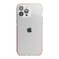 Clear iPhone 13 Pro Max TPU Impact Case with Pink Edges