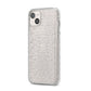 Clear iPhone 14 Plus Glitter Tough Case Starlight Angled Image