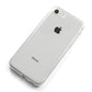 Clear iPhone 8 Bumper Case on Silver iPhone Alternative Image