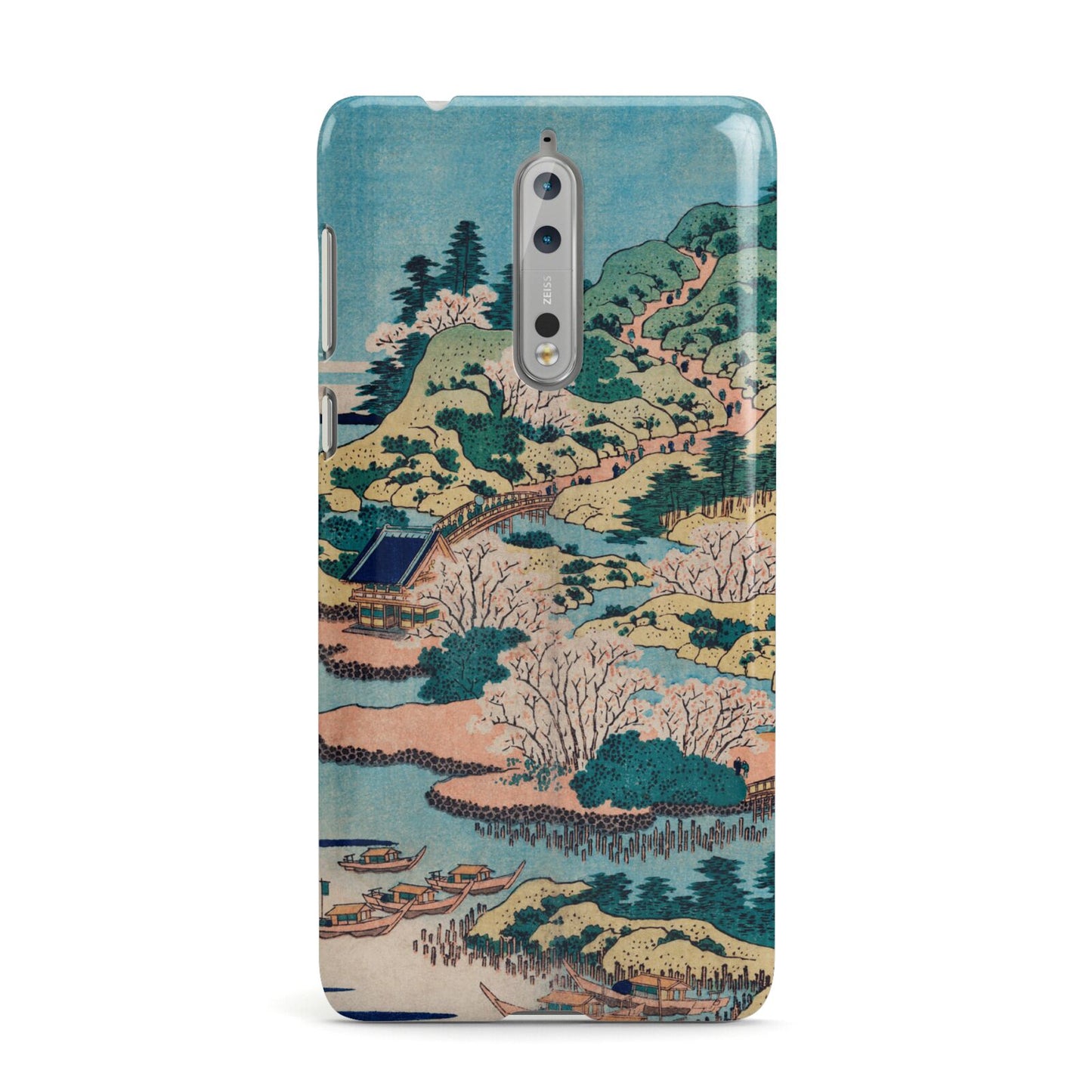 Coastal Community By Katsushika Hokusai Nokia Case