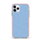 Coastal Pattern Apple iPhone 11 Pro in Silver with Pink Impact Case