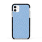 Coastal Pattern Apple iPhone 11 in White with Black Impact Case