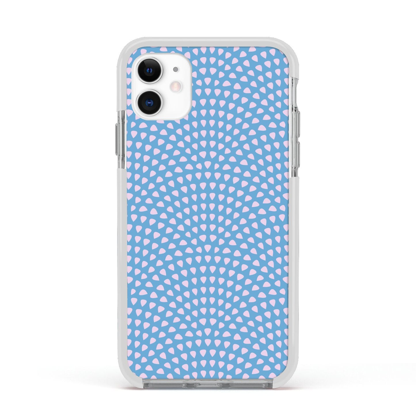 Coastal Pattern Apple iPhone 11 in White with White Impact Case