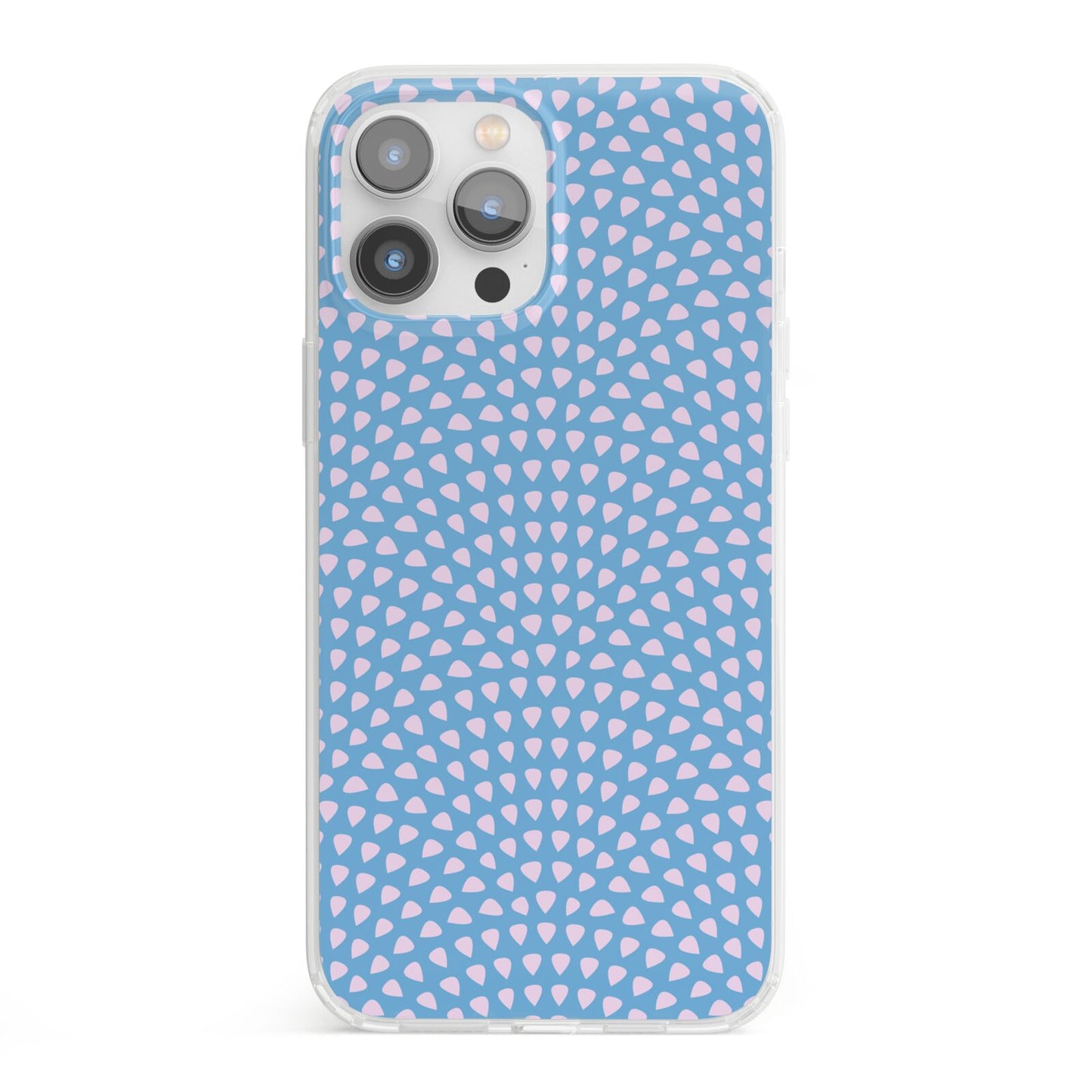 Coastal Pattern iPhone 13 Pro Max Clear Bumper Case