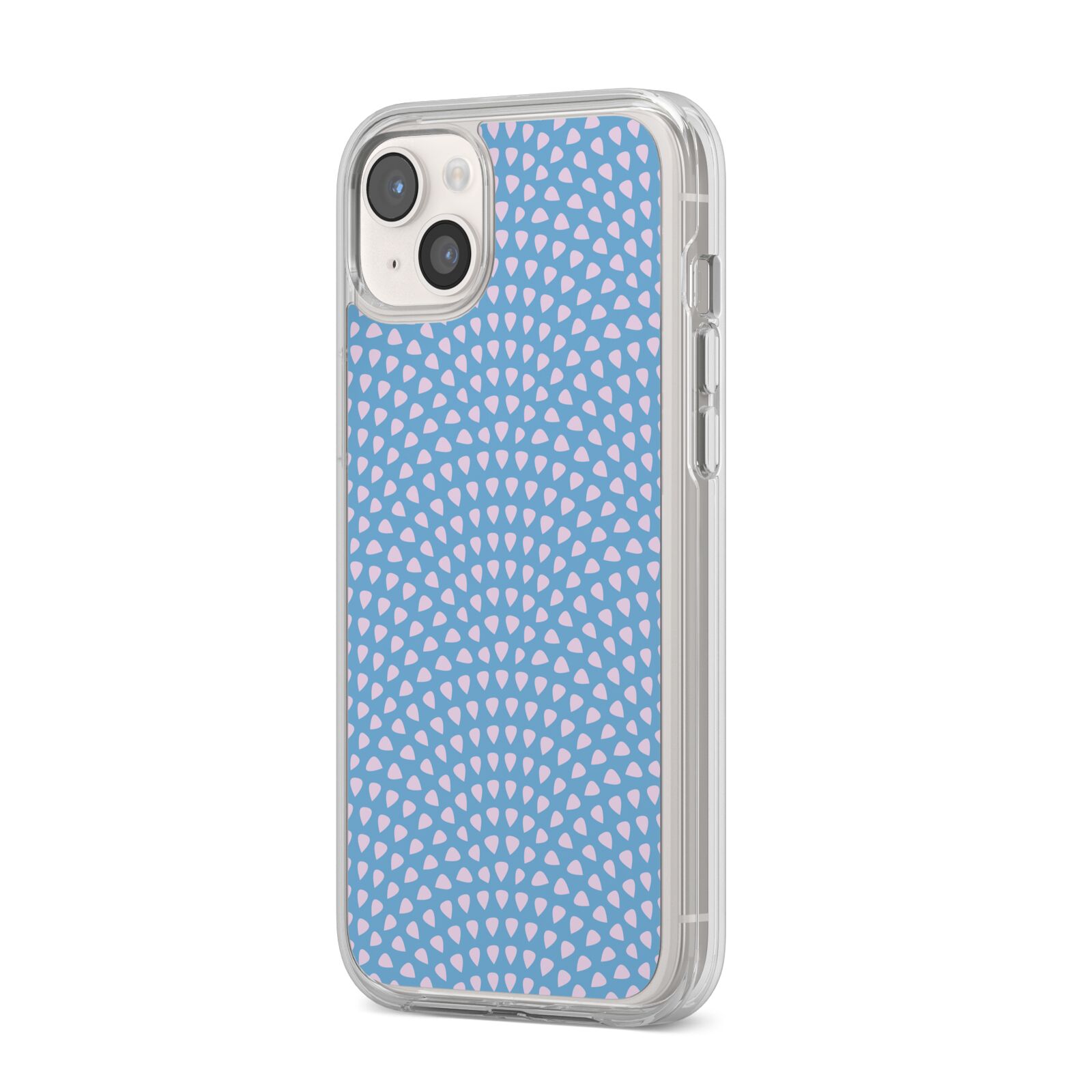Coastal Pattern iPhone 14 Plus Clear Tough Case Starlight Angled Image
