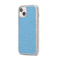 Coastal Pattern iPhone 14 Plus Glitter Tough Case Starlight Angled Image