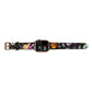 Colourful Halloween Apple Watch Strap Size 38mm Landscape Image Gold Hardware