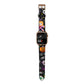 Colourful Halloween Apple Watch Strap Size 38mm with Gold Hardware