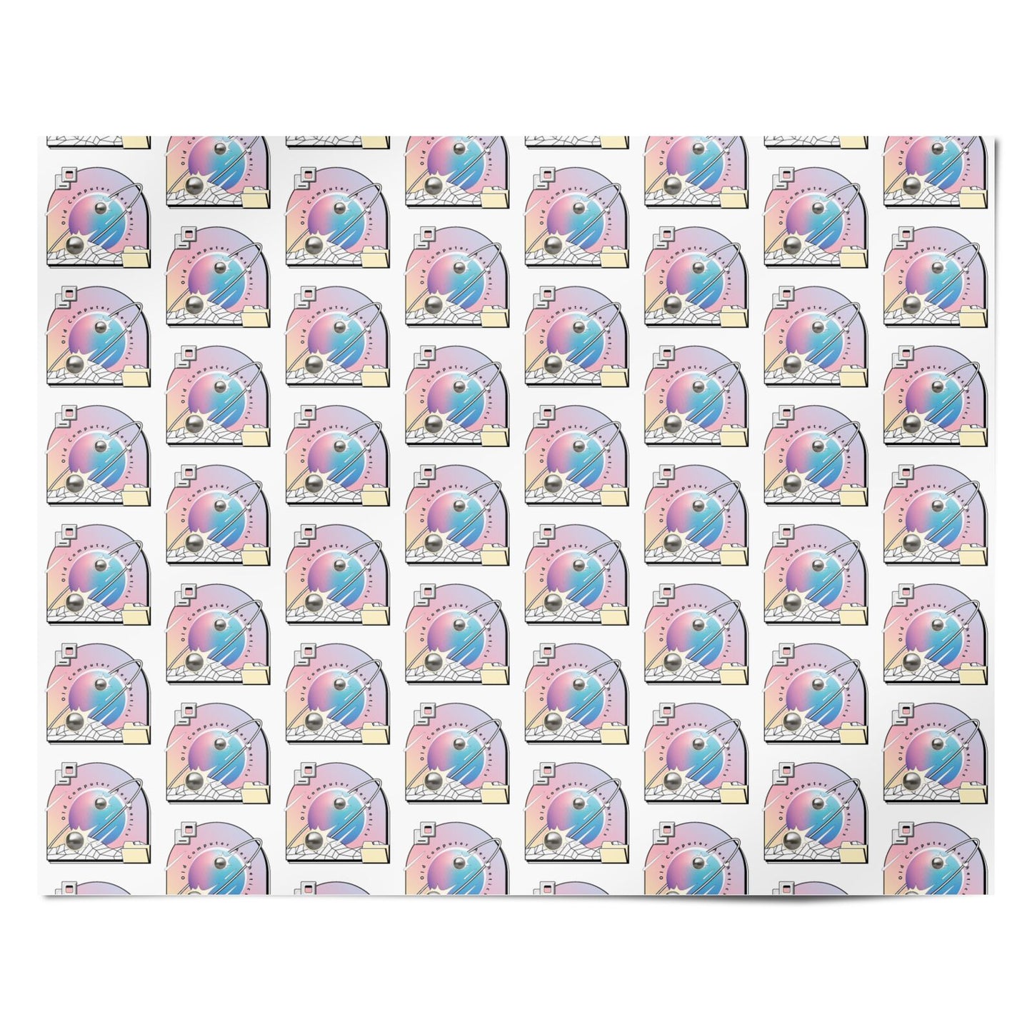 Computer Aesthetics Personalised Wrapping Paper Alternative