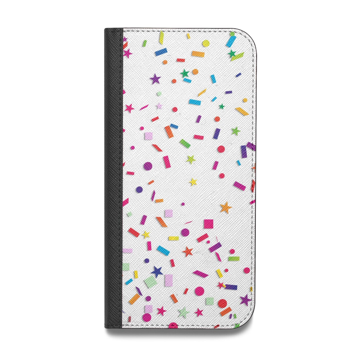 Confetti Vegan Leather Flip iPhone Case