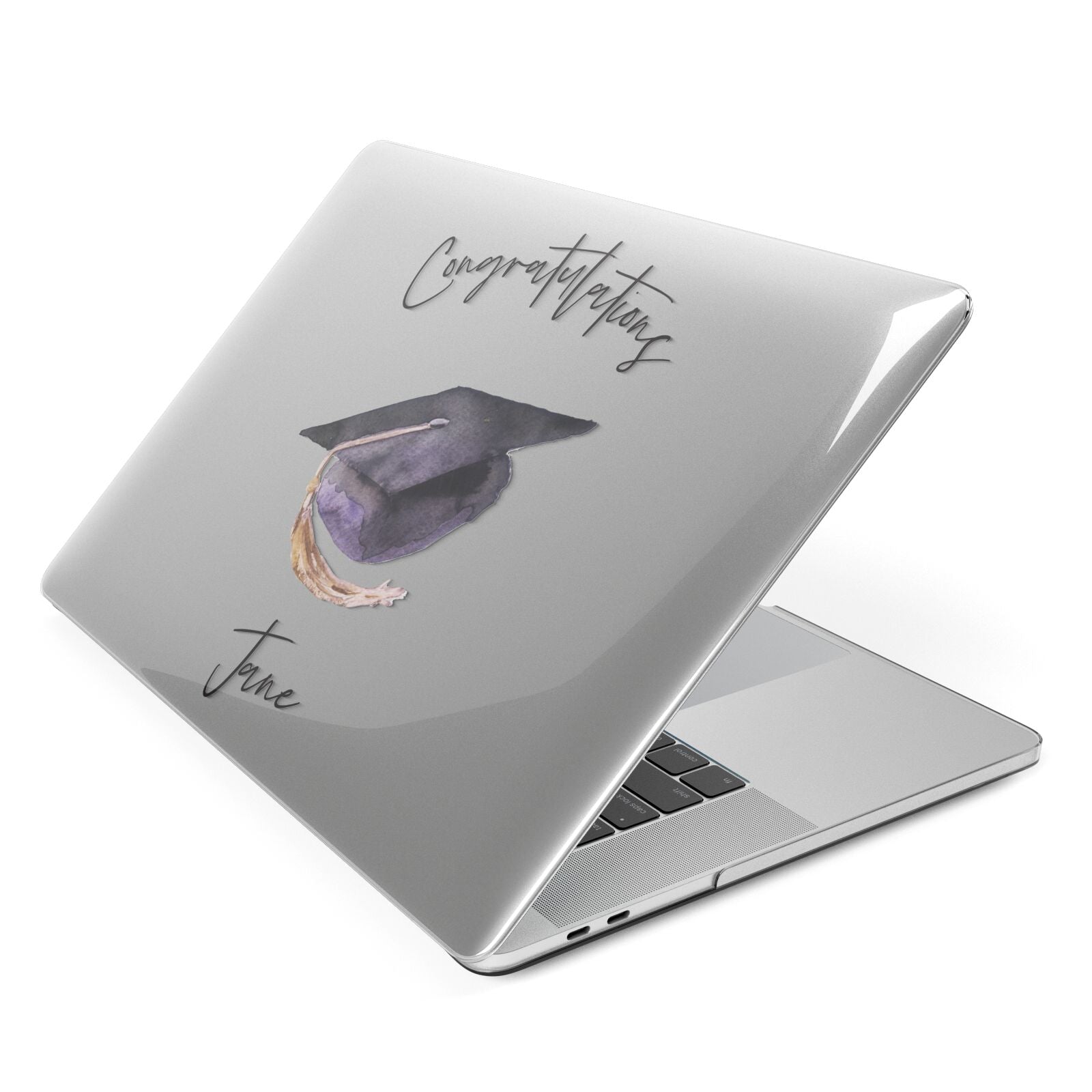 Congratulations Graduate Custom Apple MacBook Case Side View