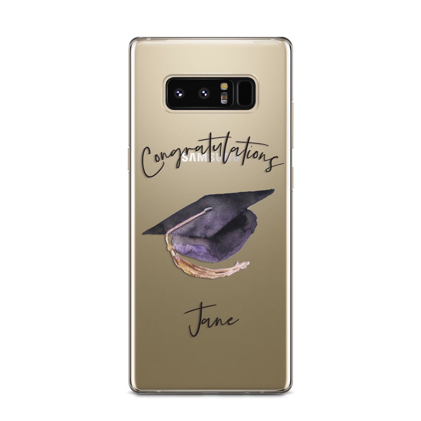 Congratulations Graduate Custom Samsung Galaxy Note 8 Case