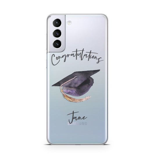 Congratulations Graduate Custom Samsung S21 Plus Phone Case