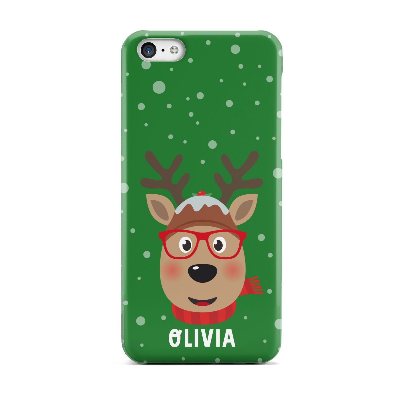 Create Your Own Reindeer Personalised Apple iPhone 5c Case