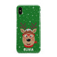 Create Your Own Reindeer Personalised Apple iPhone Xs Max 3D Tough Case