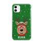 Create Your Own Reindeer Personalised iPhone 11 3D Tough Case