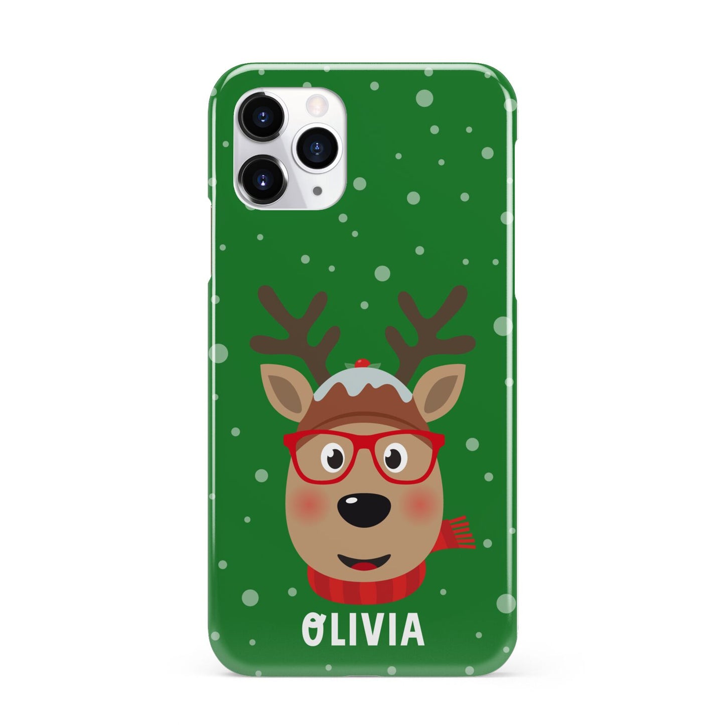 Create Your Own Reindeer Personalised iPhone 11 Pro 3D Snap Case