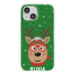 Create Your Own Reindeer Personalised iPhone 13 Mini Full Wrap 3D Snap Case